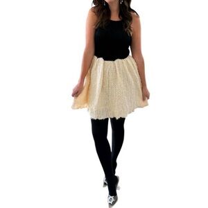 NWOT SOFIE THE LABEL MEET YOUR MATCH MINI DRESS BOW BACK SMOCKED VELVET SKU:86